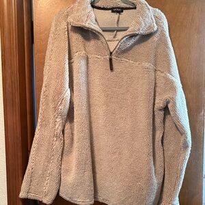 1/4 zip soft pullover